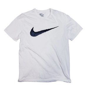 Nike Dri-Fit Tee Tshirt White / Black Swoosh